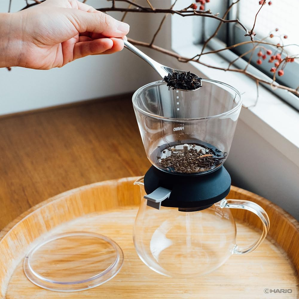Hario Largo Glass Tea Dripper Set, 350Ml image number 4