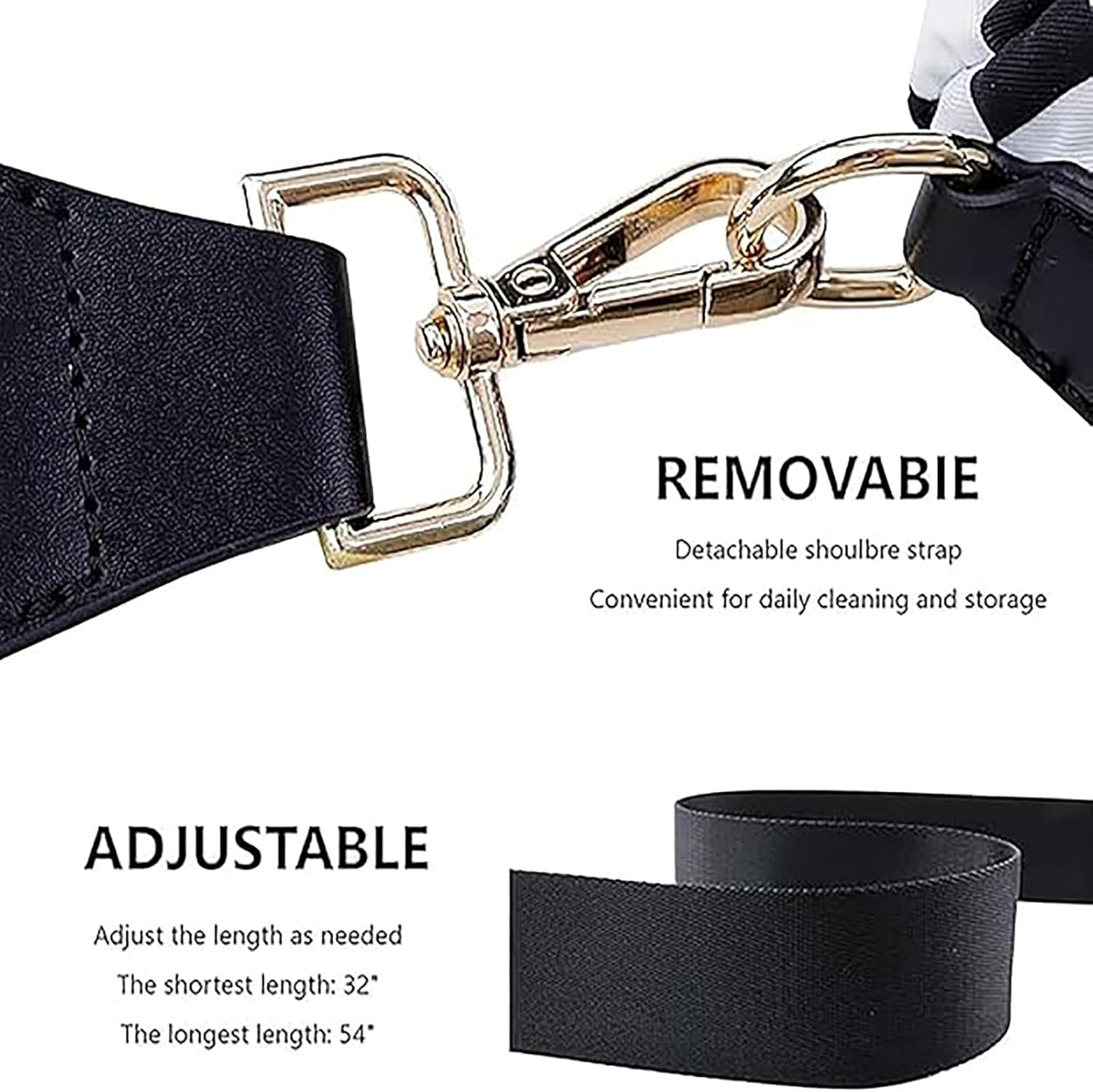 Emmafy Crossbody Bag for Women, Nylon Crossbodys Bags for Women, Fashion Checkered Weaved Crossbody Bag, for Daily Travel image number 4