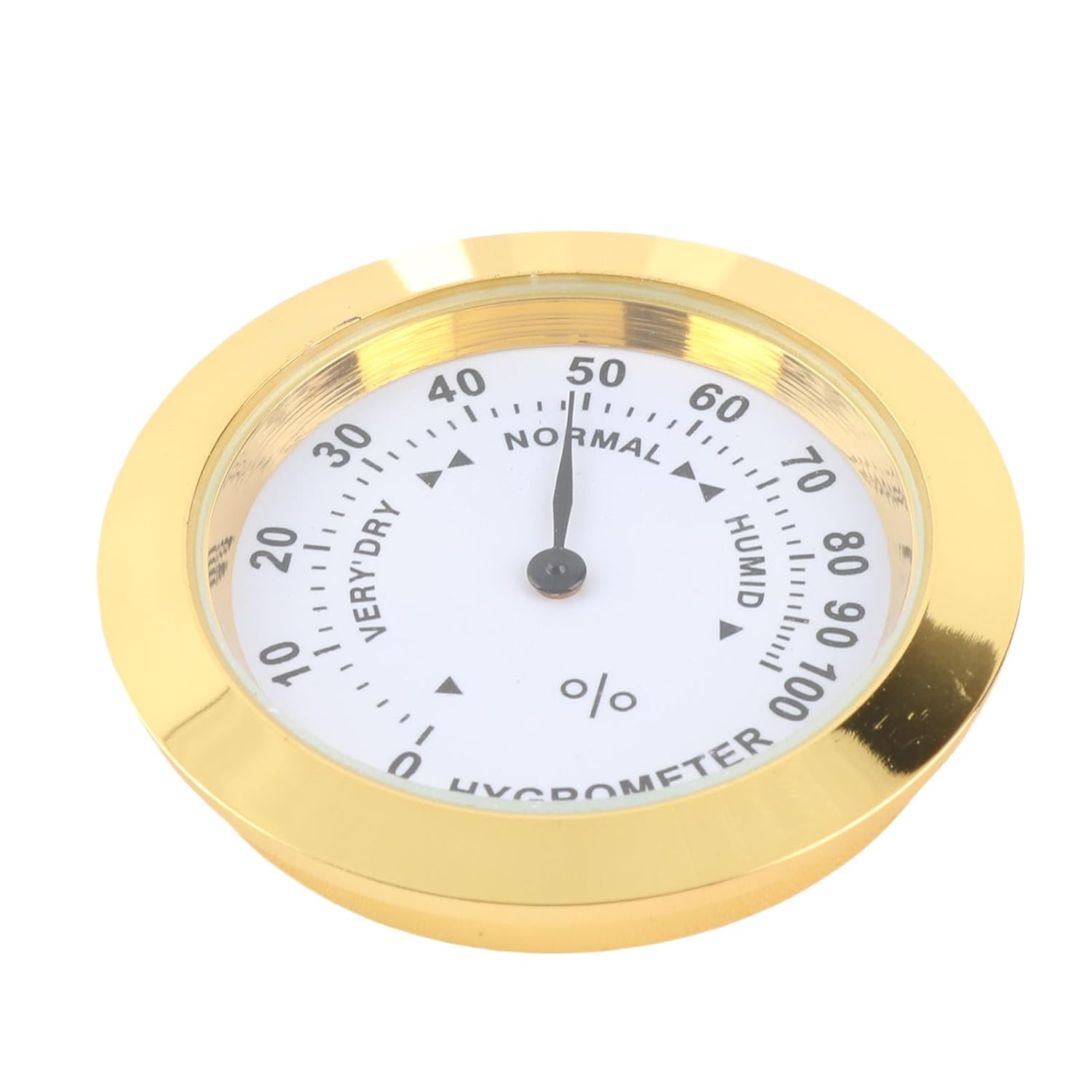 Violin Case Hygrometer - Alloy round Humidity Meter for Guitars and Musical Instruments, User-Friendly and Portable Design image number 5