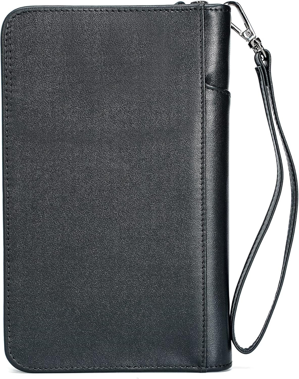 Polare Full Grain Leather Passport Holder Cover Case for Men and Women RFID Blocking Family Travel Wallet Holds 6 Passports image number 6