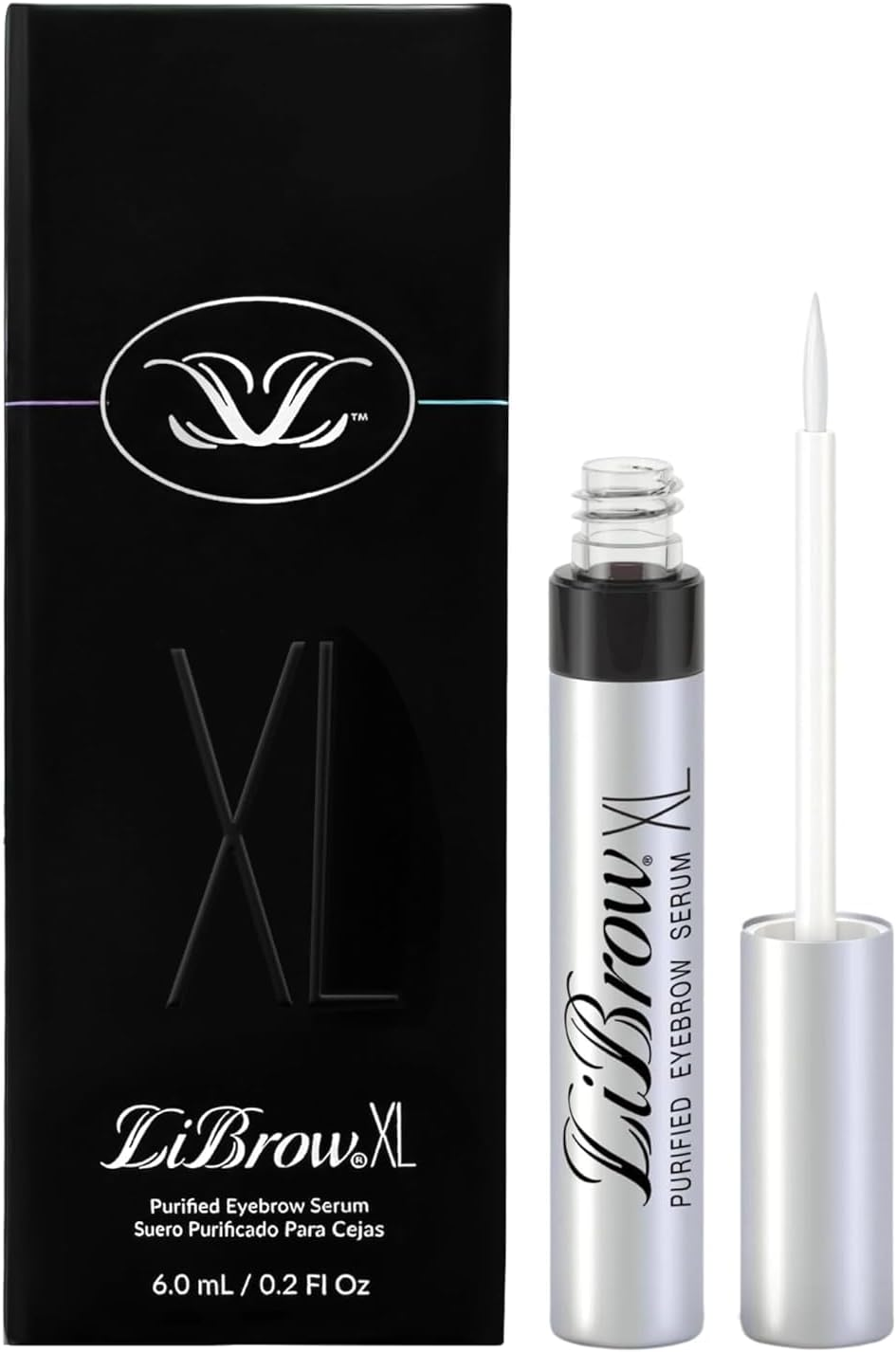 Librow Purified Eyebrow Physician-Formulated Serum for Fuller & Thicker Looking Eyebrows | Natural Eyebrow Enhancer Safe for Sensitive Skin | 90-Day Supply (3Ml)