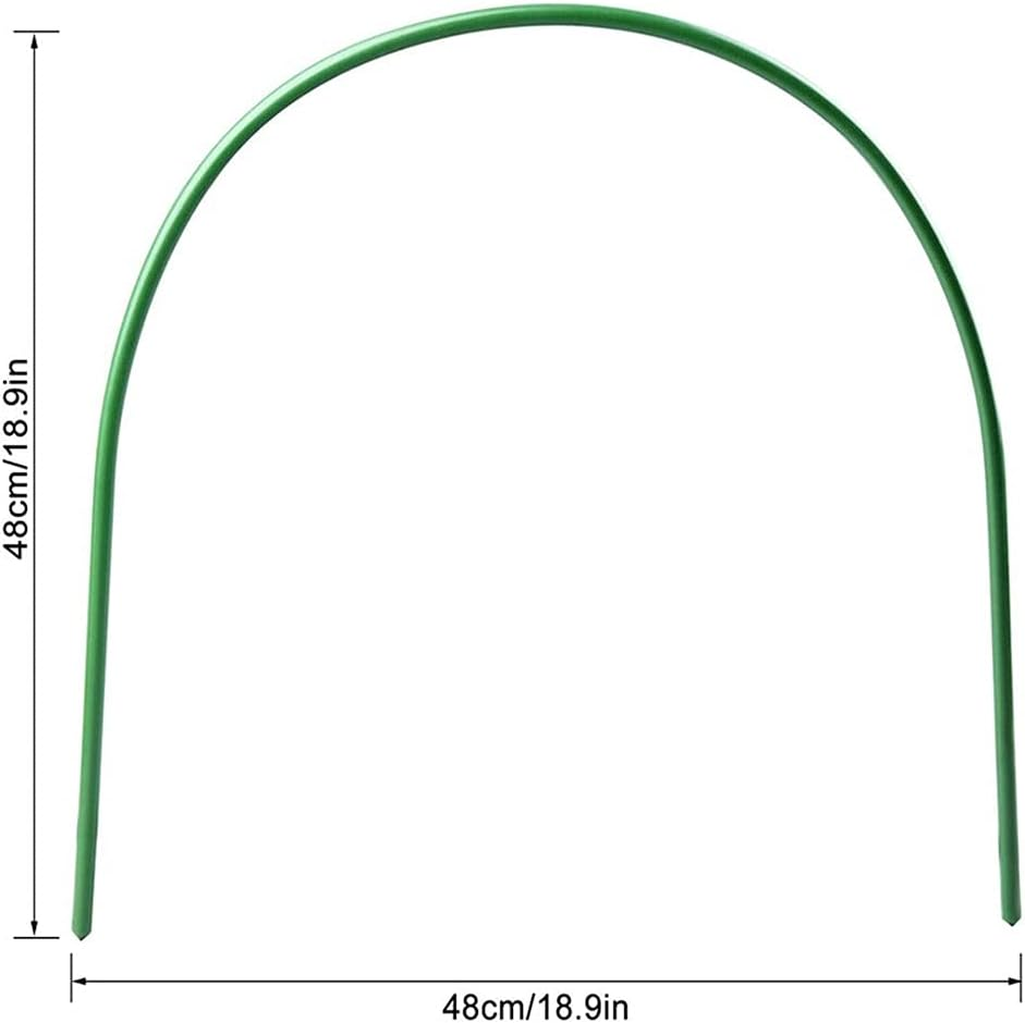 6/12PCS Greenhouse Gardening Planting Tunnel Hoop Support Hoops Plant Holder Tools, for Garden Agricultural Greenhouse Supplies (Size : 12PCS 3.2Mm) image number 5