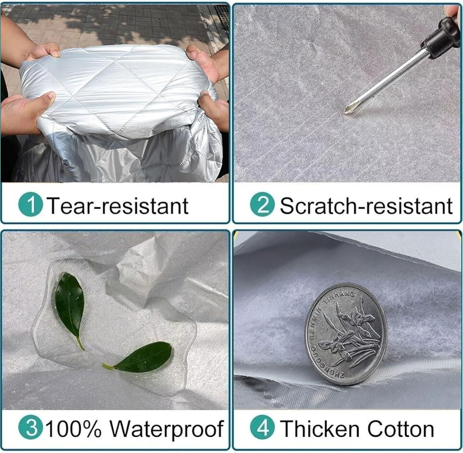 Hail Protector Car Cover for Toyota Kluger Outdoor Anti-Hail Cover, Waterproof Dustproof Snowproof, for Sedans, Suvs, Trucks, and Minivans All-Weather Protection image number 2