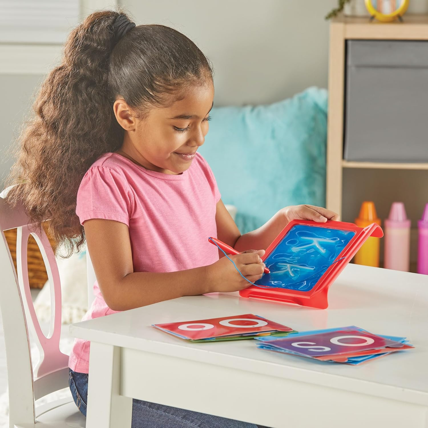 Hand2Mind Letter Tracing Sensory Pad