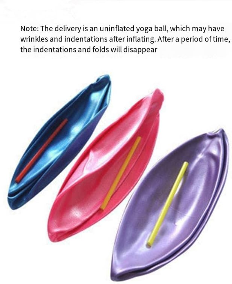 Small Exercise Ball - 9 Inch Mini Pilates Ball for Yoga, Core Training, Physical Therapy, and Fitness image number 5