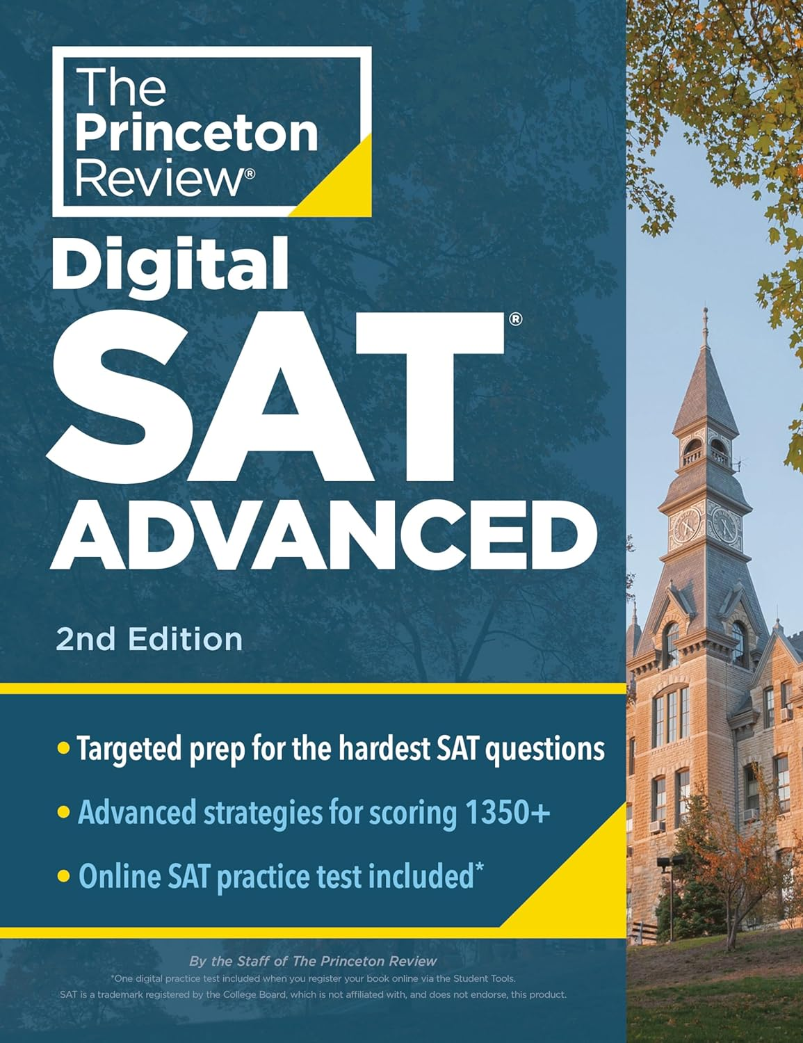 Princeton Review Digital SAT Advanced, 2Nd Edition: Prep & Practice for the Hardest Question Types on the SAT image number 1