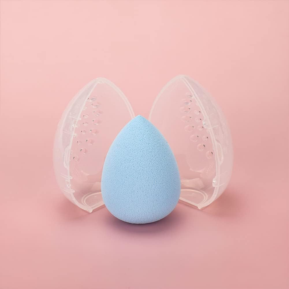 4 PACK Makeup Sponge Beauty Container Travel Case for Drying and Storing Makeup Beauty Foundation Sponge image number 6