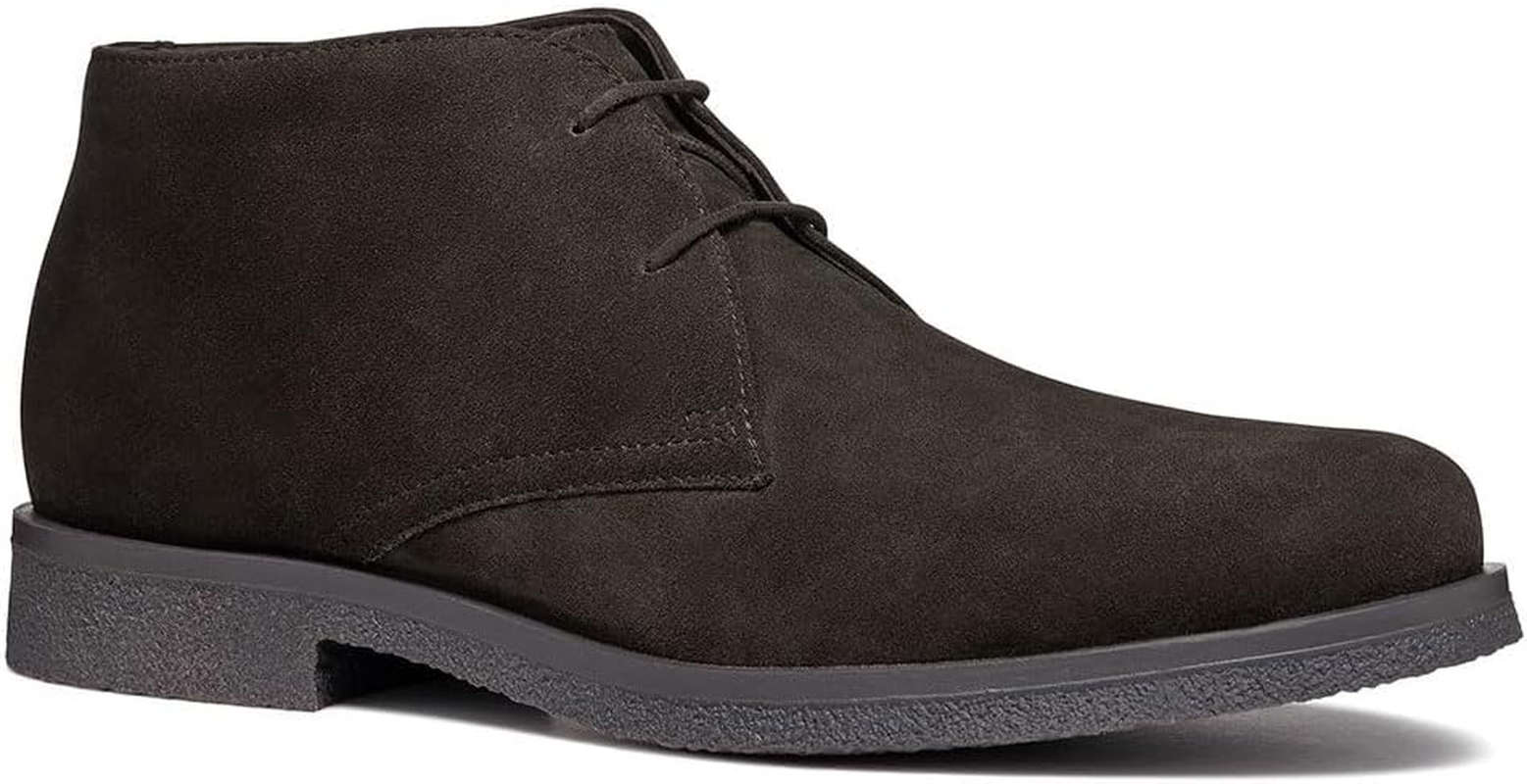 Geox Men'S Uomo Claudio a Ankle Boot, Mud, 8 UK, Mud, 9 US image number 6