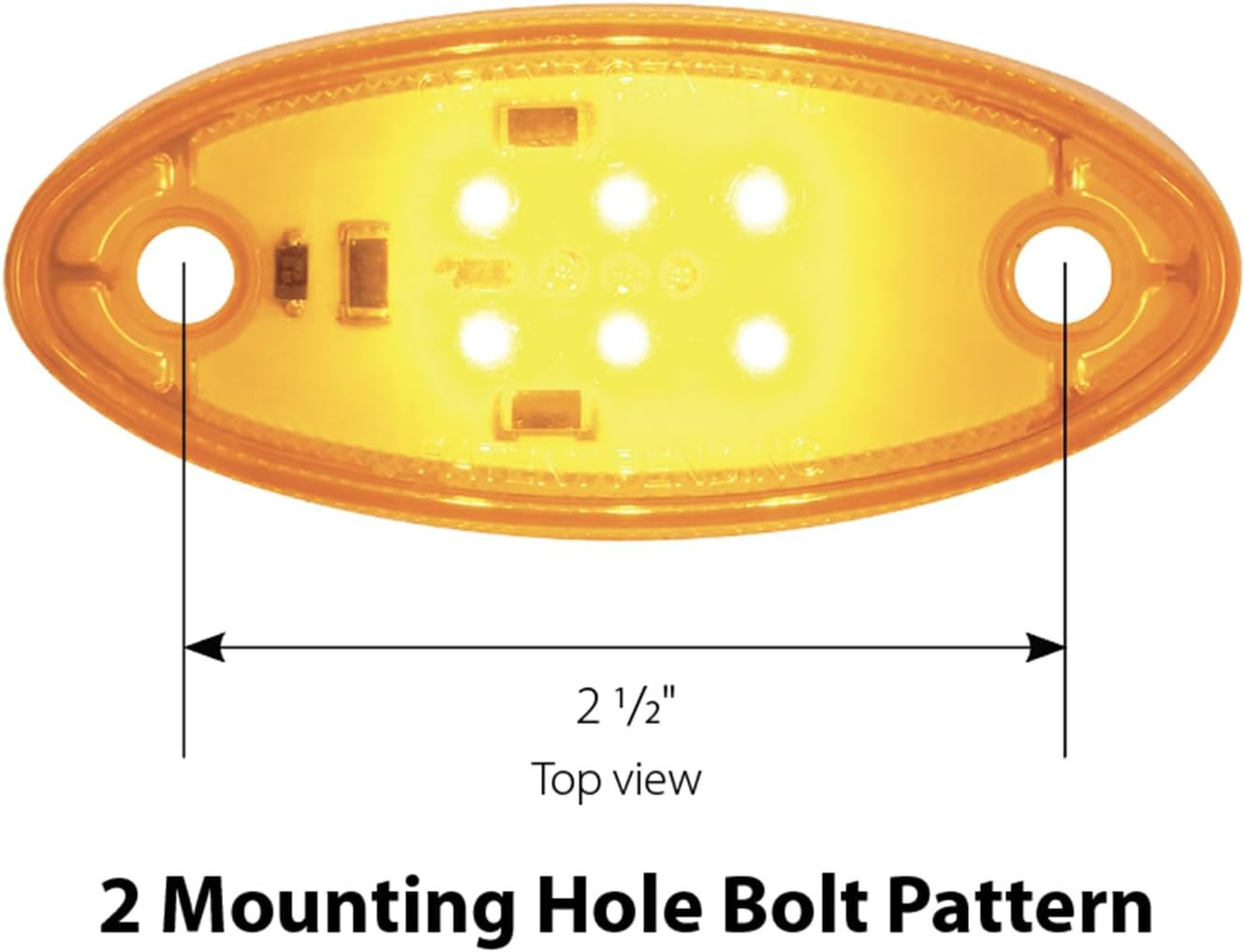 GG Grand General 77584 Blue/Clear 6 SMD LED Glow Base for GG Swan Hood Ornament - Blue/Clear image number 4