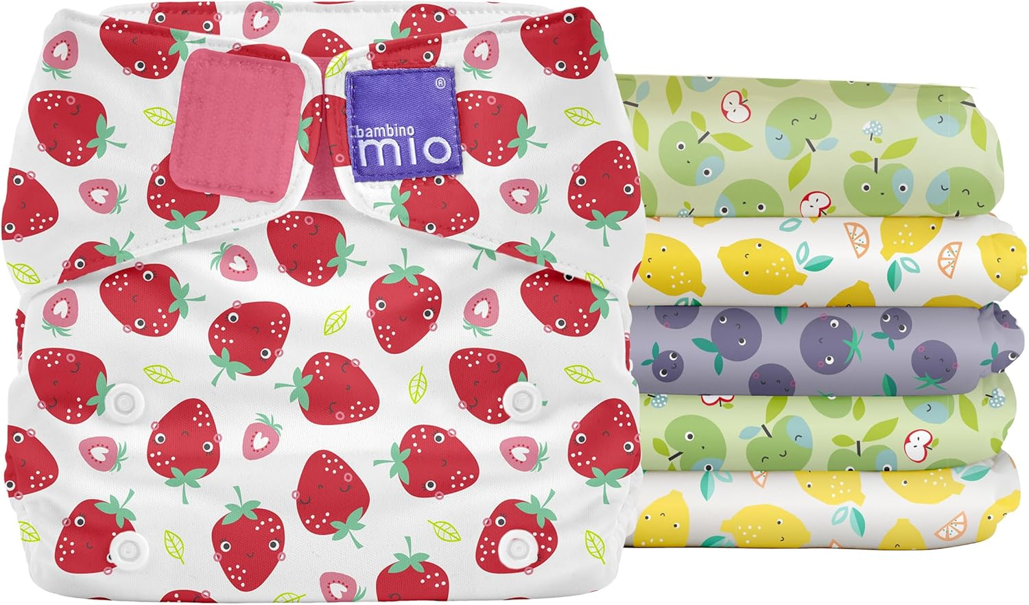 Bambino Mio, Miosolo Classic Cloth Nappy Set, White