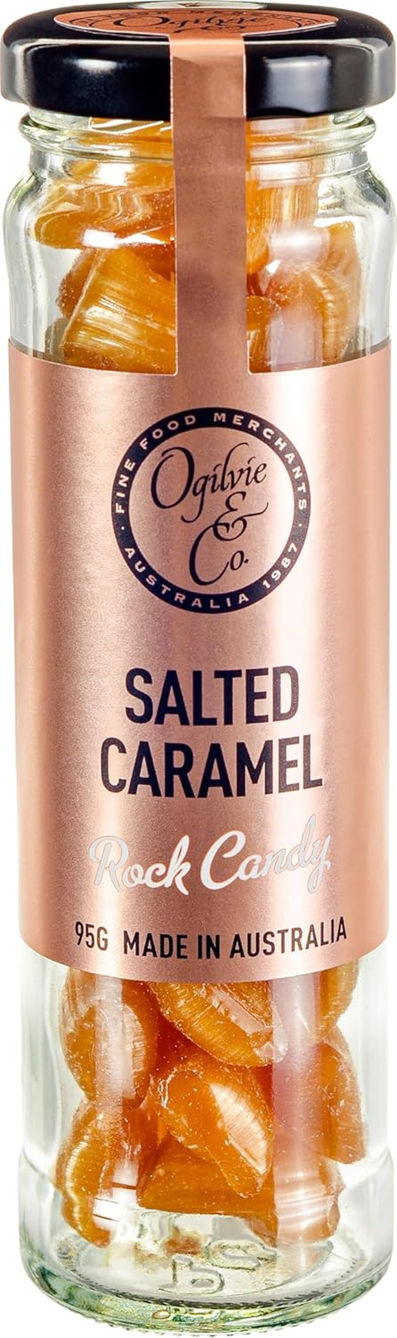 Ogilvie & Co Salted Caramel Rock Candy 95 G image number 1