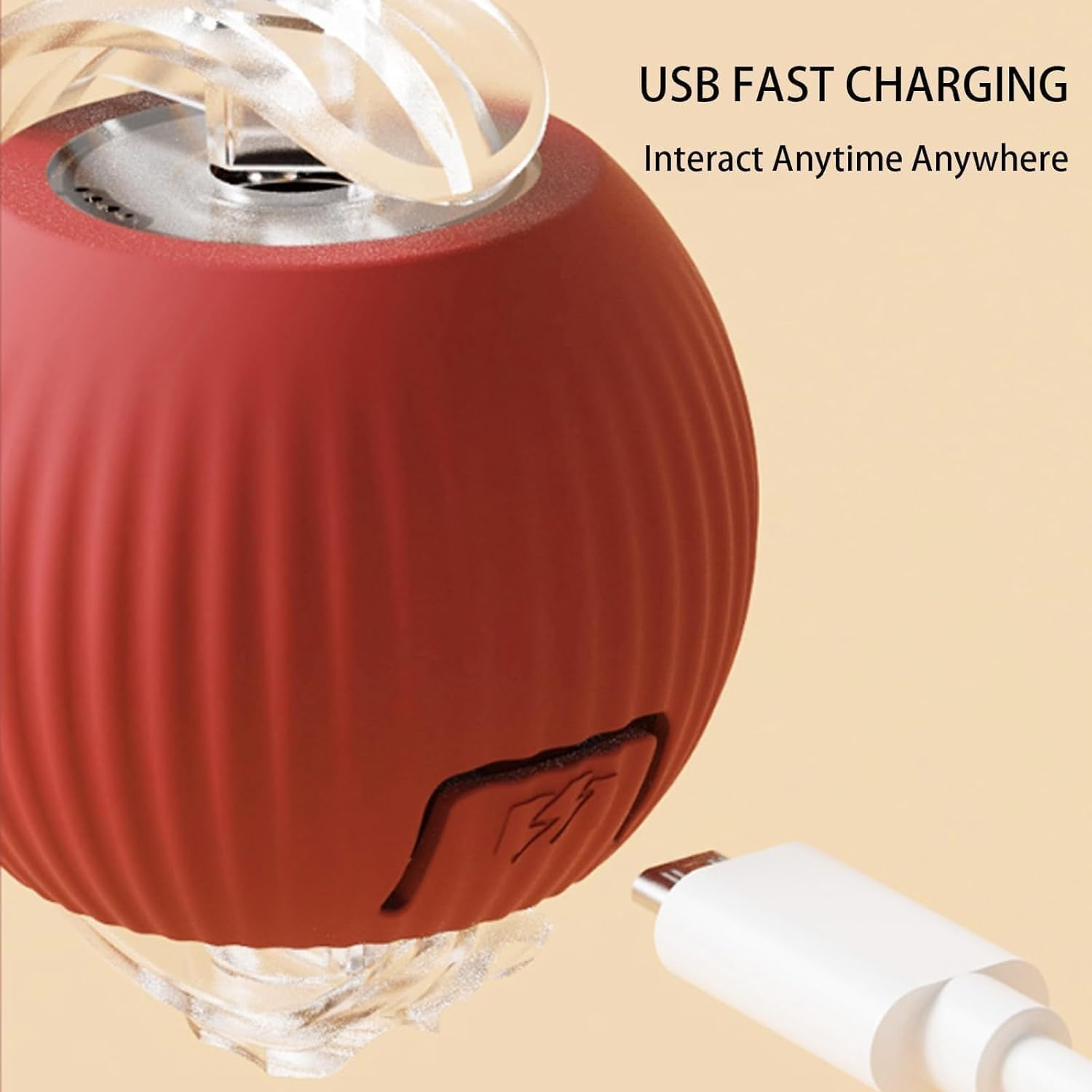 JIGCEN Interactive Cat Ball Toy, Pet Intelligent Rolling Ball image number 5