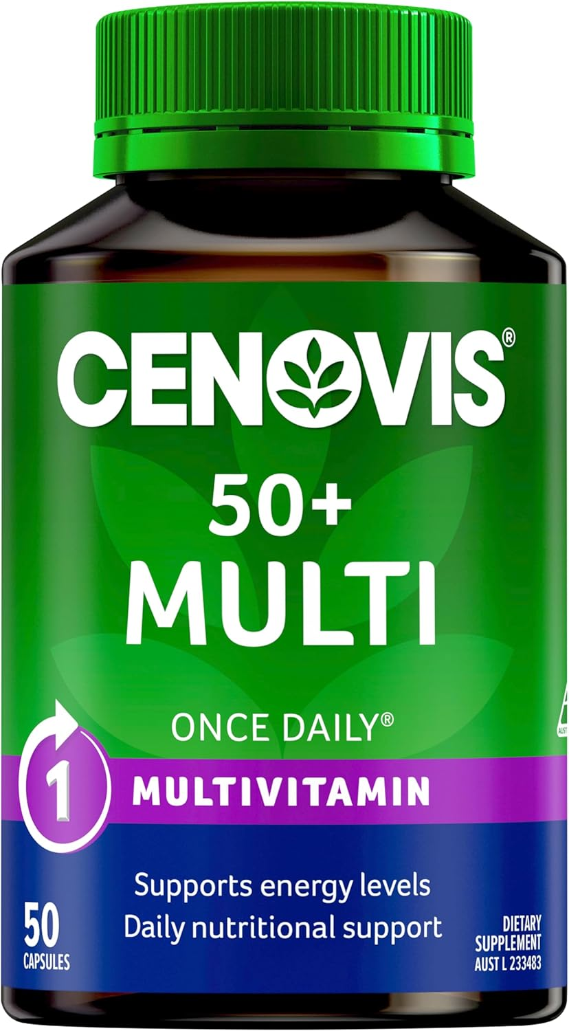 Cenovis 50 plus Multi - All-In-One Multivitamin - Daily Nutritional Support for People 50 Years and Over, 50 Capsules image number 2