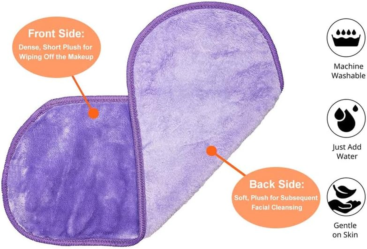 Soft Micro Fibre Makeup Eraser Make up Remover Towel Cleaning Cloth 40 * 20CM, Skin-Friendly, Reusable