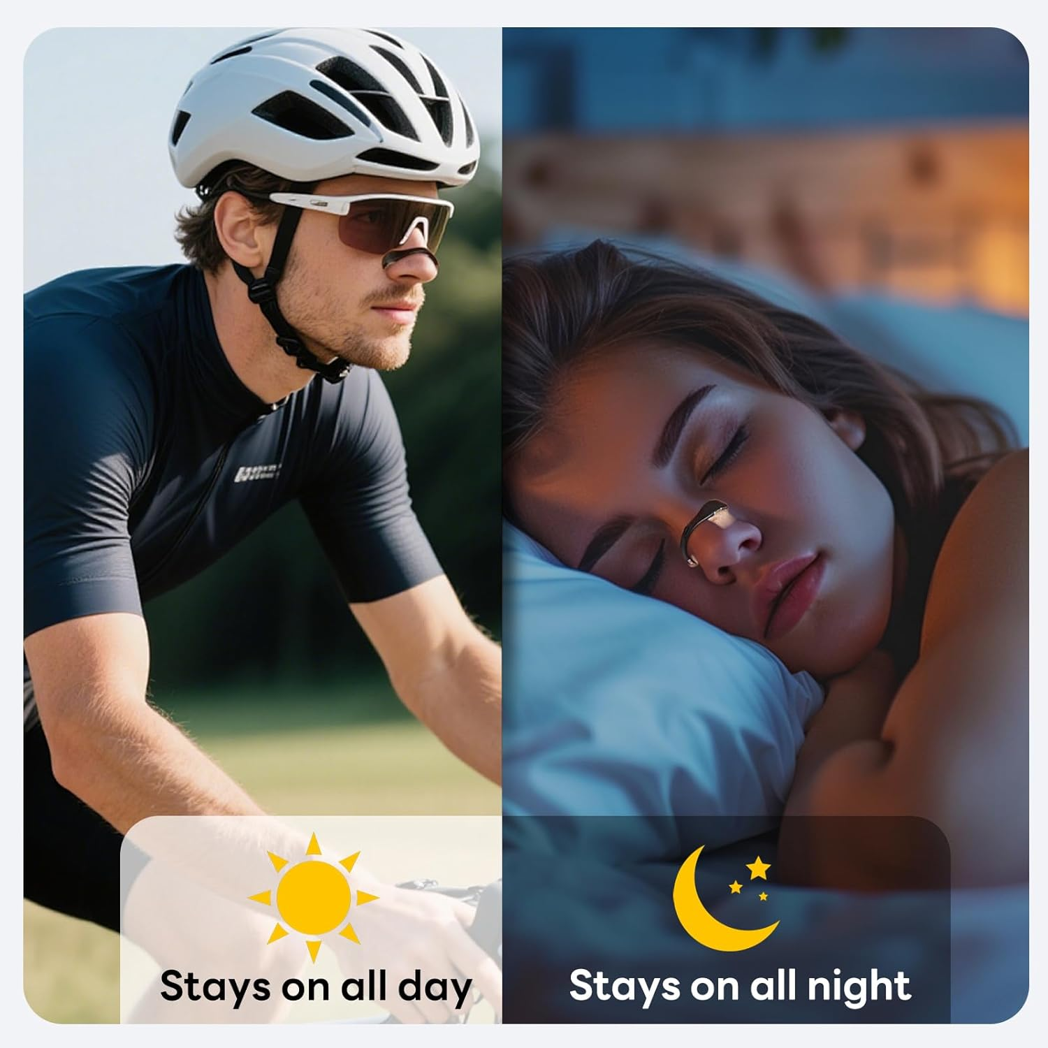 Nozibye Magnetic Nose Strip, Value Pack (30 Pairs, Black), for 30 Days - anti Snoring Magnetic Nasal Strips, Boost Oxygen & Improve Sleep image number 4