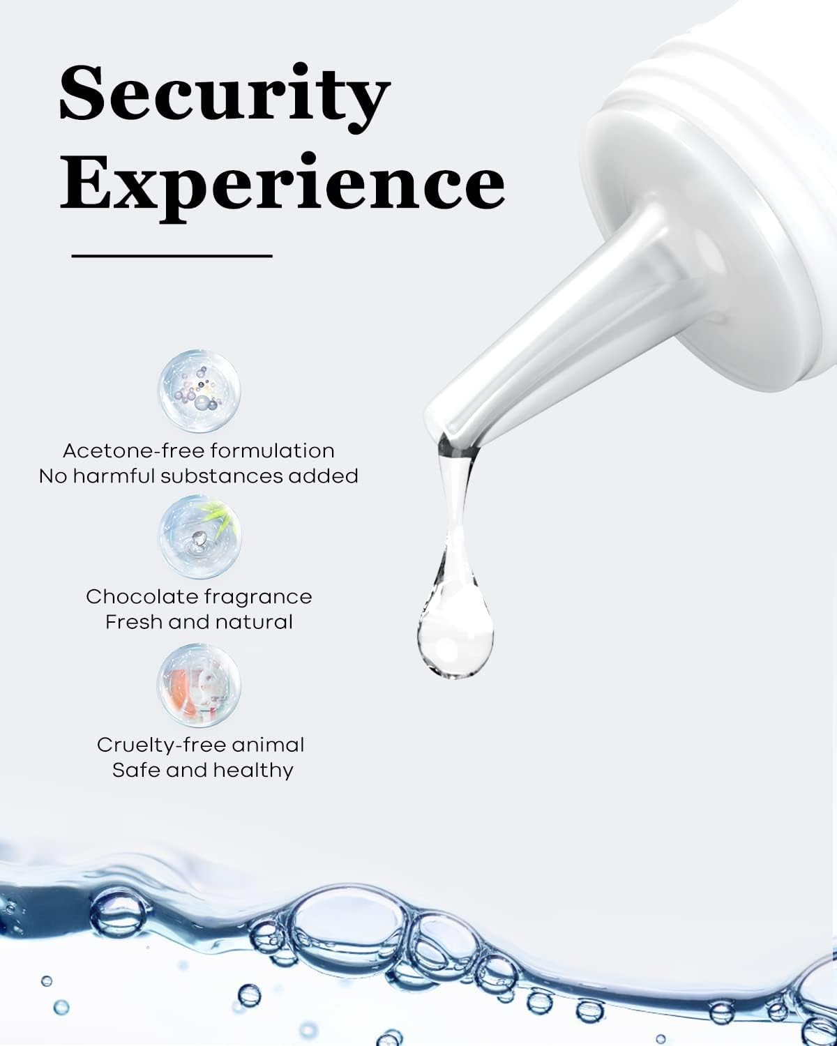 Modelones Nail Art Brush Cleaner & Restorer for Solid Gel Polish/Nail Extension Gel/Builder Gel/Nail Art Liner/Dip Powder/Acrylic Powder Manicure Brush DIY Salon at Home - 80Ml/2.71 Fl.Oz image number 6