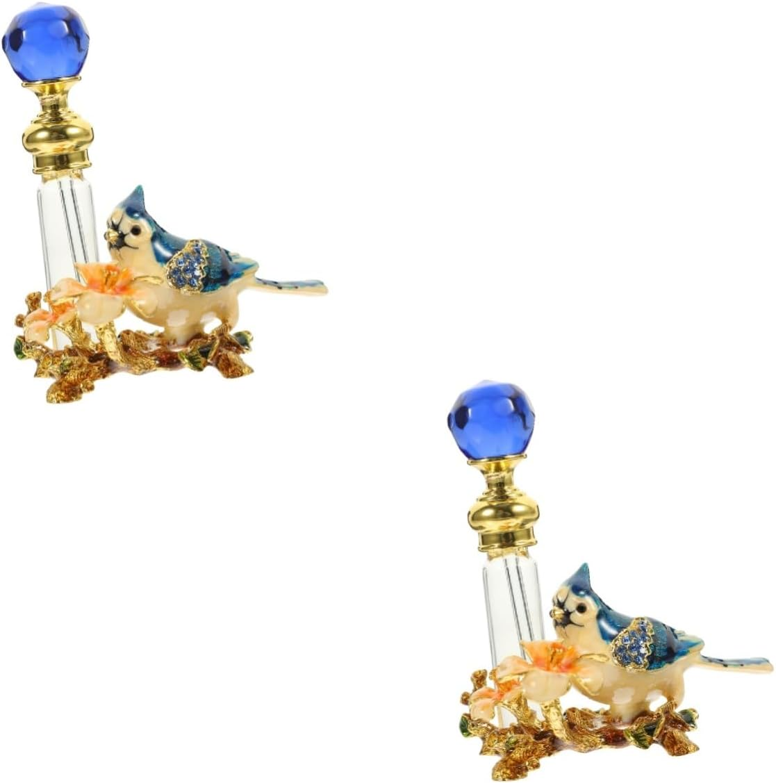 HOMSFOU Vintage Perfume Bottles Empty Refillable Essential Oil Dispenser Oil Sprayers