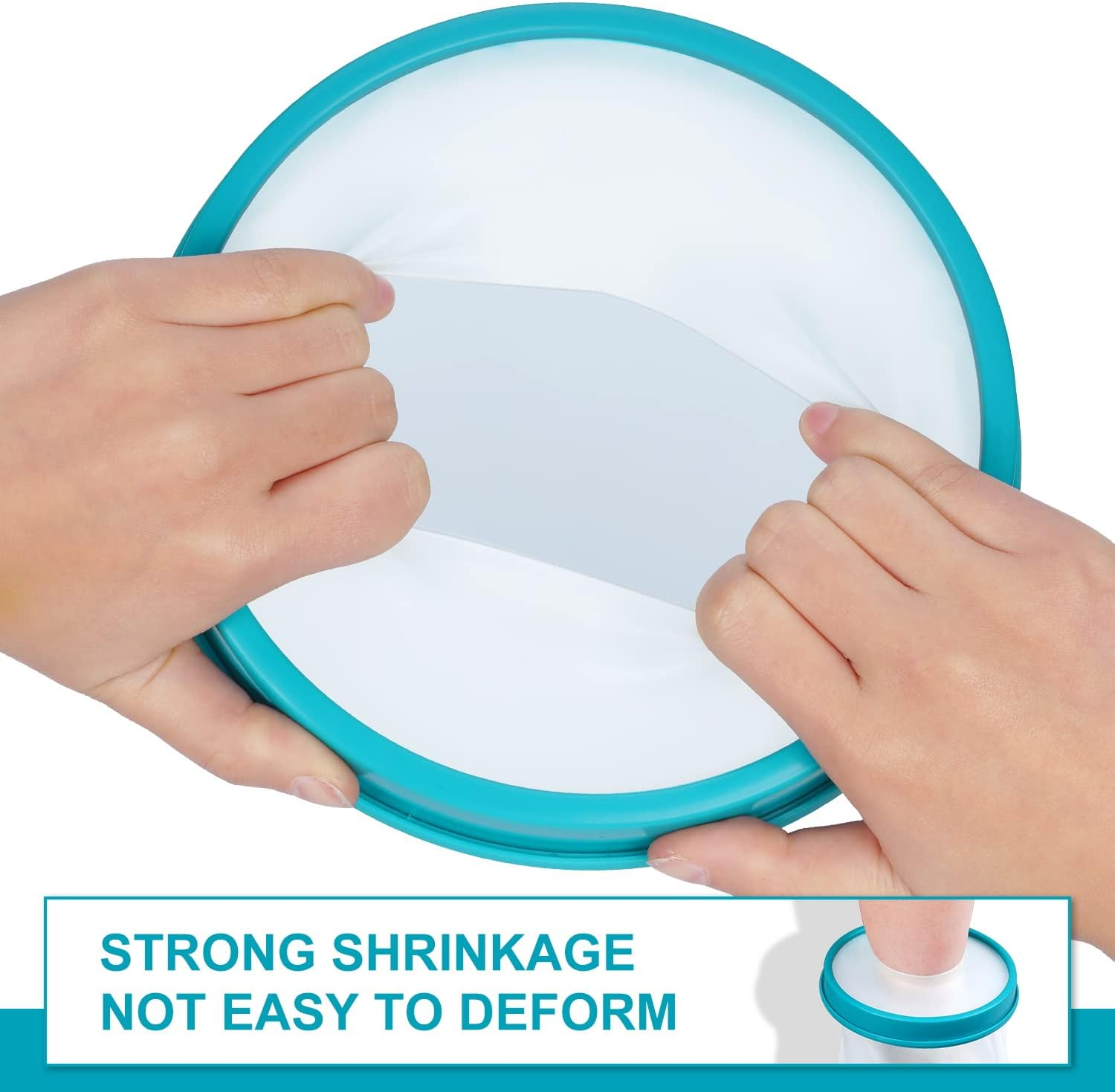 VESKIMER Waterproof Foot Cast Cover for Shower Adult, Bath - Reusable Shower Boot Cover Watertight Foot Protector - Perfect Fit for Foot Ankle and No Mark on Skin