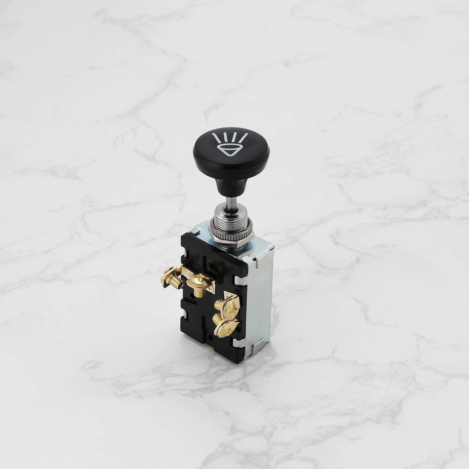 VGOL 30A 12V DC 3 Positions Push Pull Switch Car Light Switch Off/On/On for Dash Lights Parking Lights Head Lights Latching Vehicle Tractors Agricultural Construction Machinery