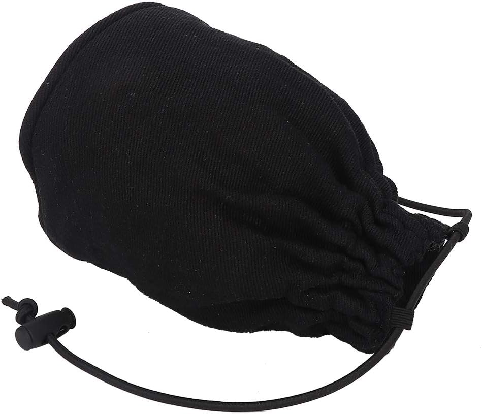 TOUISEDGI Hair Dryer Diffuser Wind Cover for Short Long Hair Drying Accessories Black Nylon image number 1