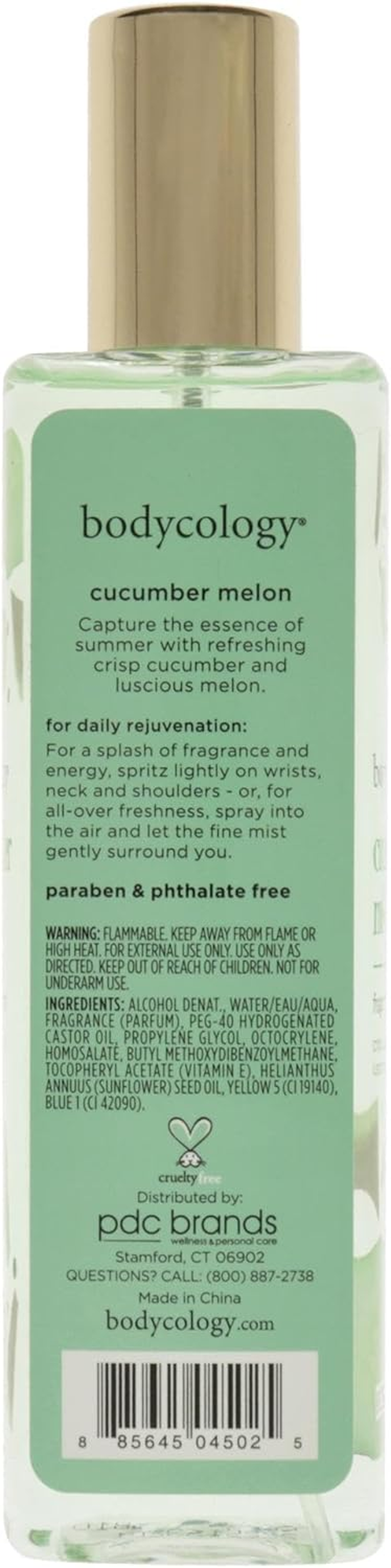 Cucumber Melon for Women by Bodycology Fragrance Mist 8 Oz