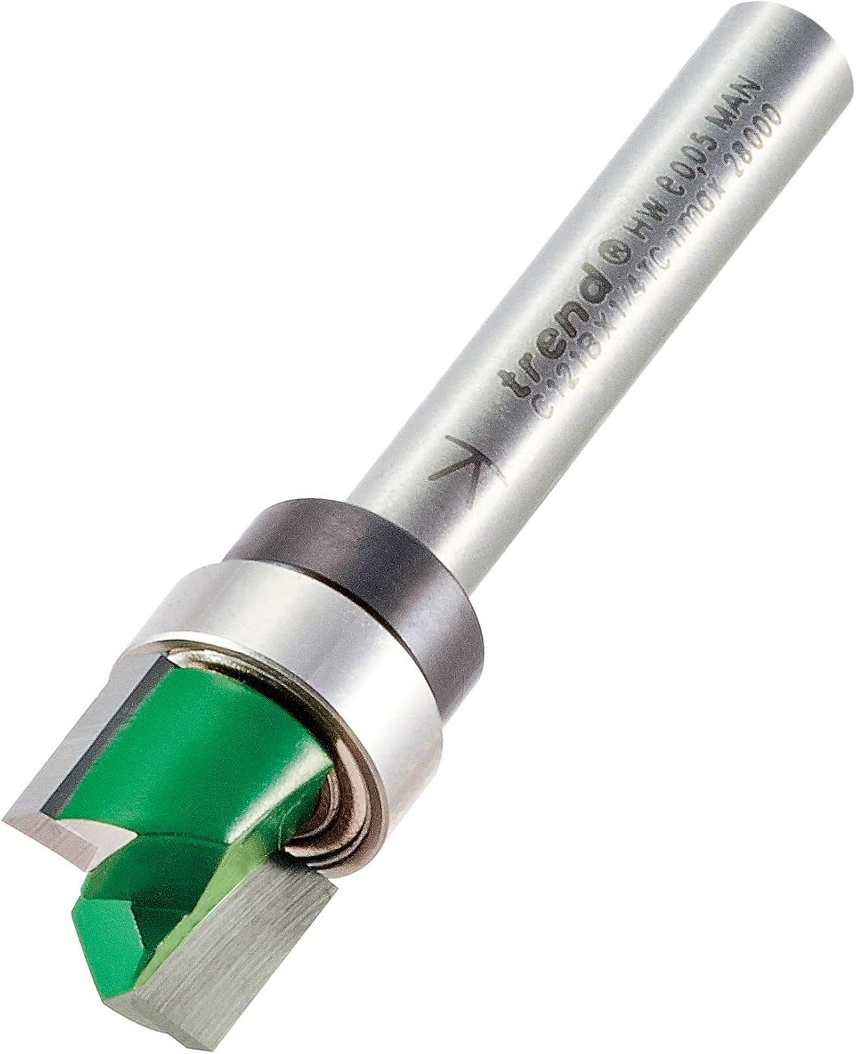 Trend C214X1/2TC Craft Pro Bearing Guided 3 Degrees Edge Router Cutter, 50 Mm Cutting Length image number 1