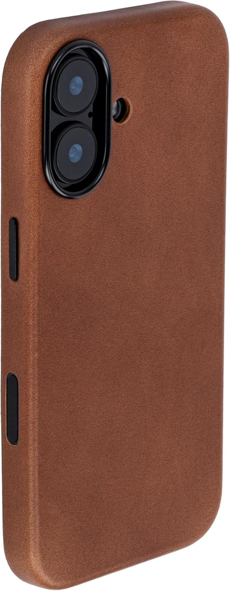 Dockem Genuine Leather Case for Iphone 17 Compatible with Magsafe, with Capacitive Camera Control Button (MSGL, Brown) image number 1