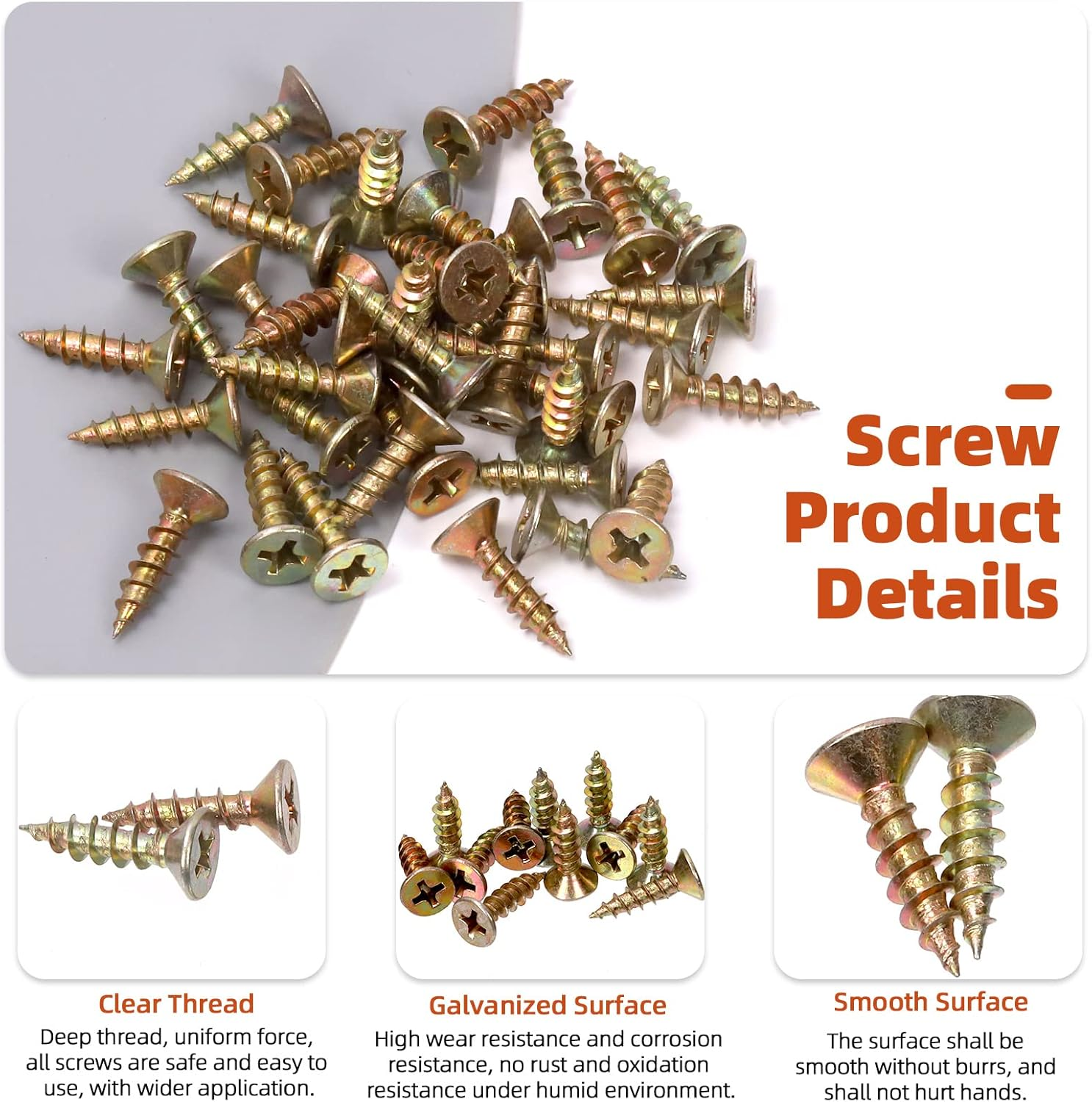 Tanstic 240Pcs Glass Retainer Kit, 4 Colors 4Mm Cabinet Clips, Door Retainer, Plastic Mirror Clips with Screws for Fixing Glass Doors (White/Transparent/Brown/Black) image number 6