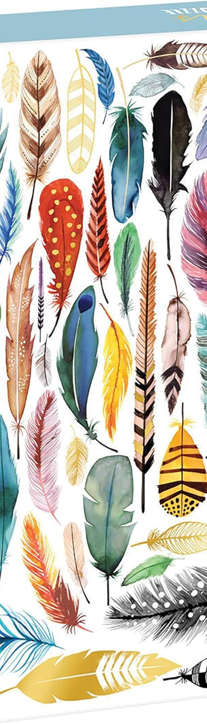 Galison Feathers Foil 500-Pieces Jigsaw Puzzle