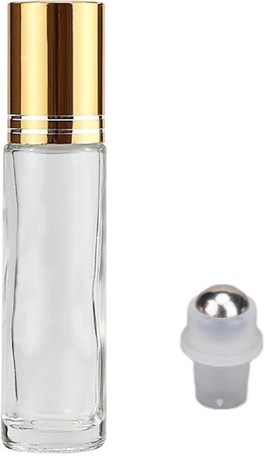 3 Pcs 15Ml Glass Roller Bottles with Stainless Steel Roller Ball Applicator Perfume Rollerball Container Essential Oil Roll on Bottle image number 4