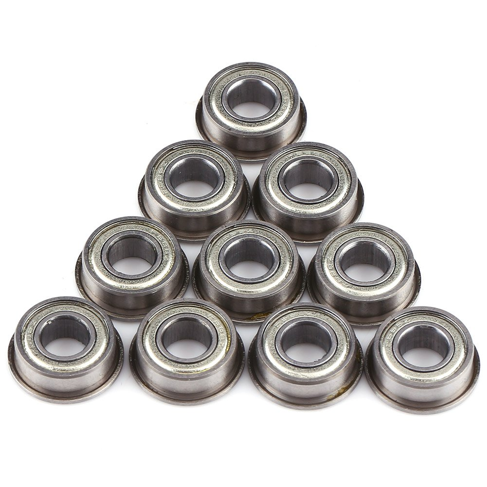 Mini Metal Steel Double Shielded Flanged Ball Bearings 6 * 13 * 5Mm for Electric Motor Quadcopter image number 2