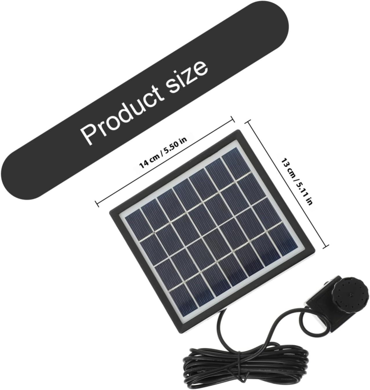 Solar-Powered Fountain Pump for Garden Pools Automatic Water Circulation Floating Solar Pump for Bird Baths and Rockeries No Battery Required Easy Outdoor Decoration image number 2