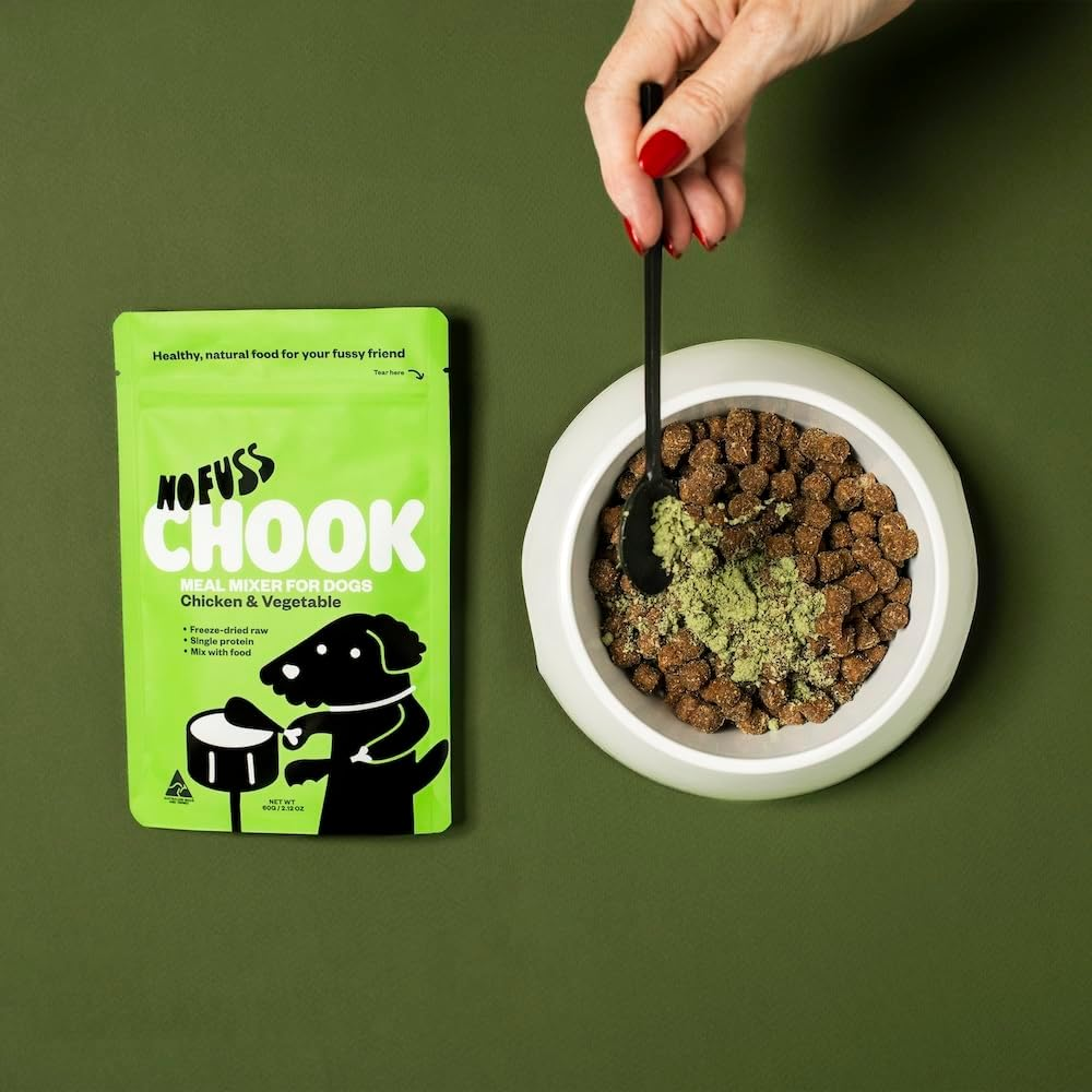 No Fuss Chook Meal Mixer Dog Food 60 G (Pack of 2) image number 3