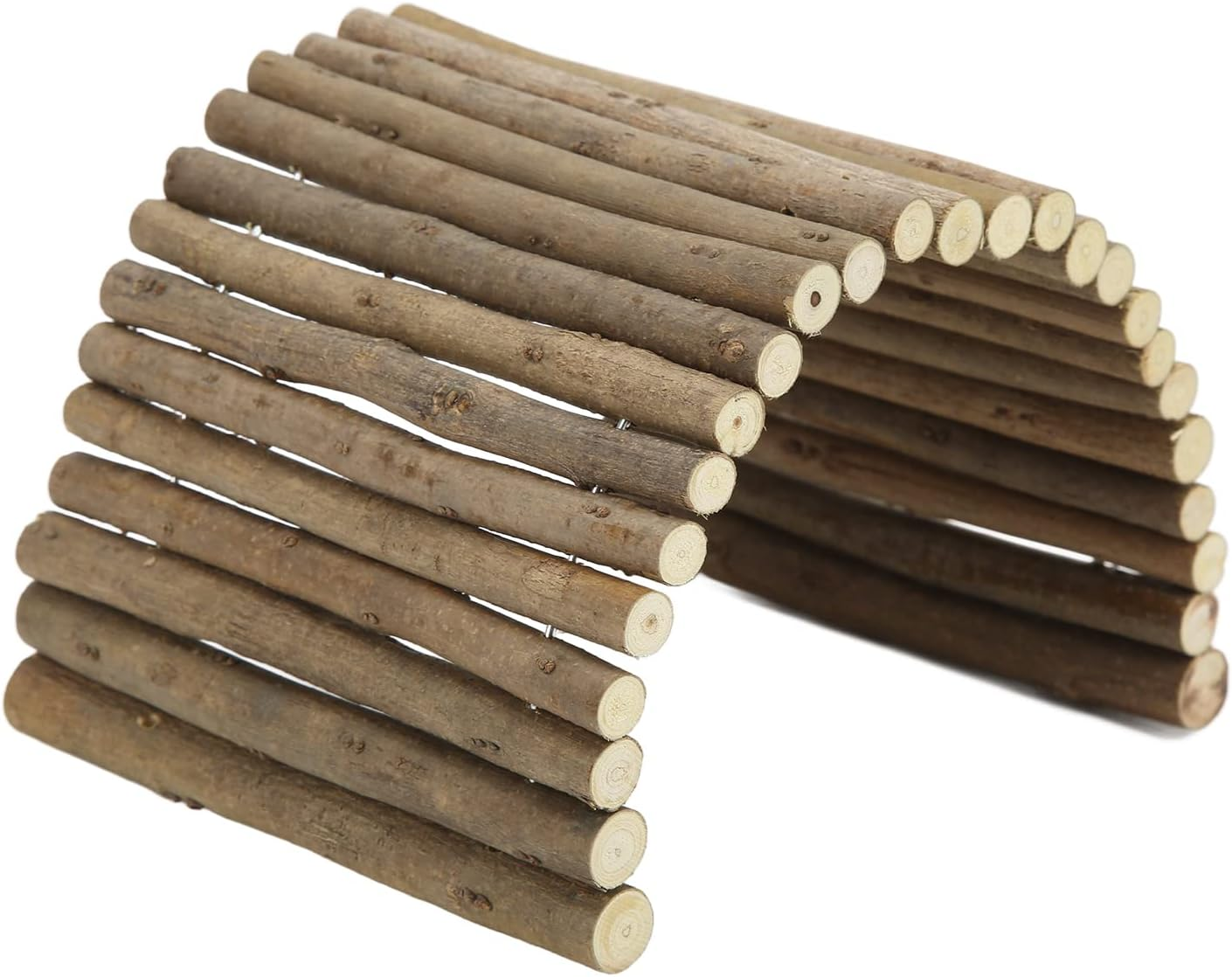 Wood Hamster Bridge, Wooden Hamster Bridge Safety for Small Rabbits 15 * 30CM image number 5