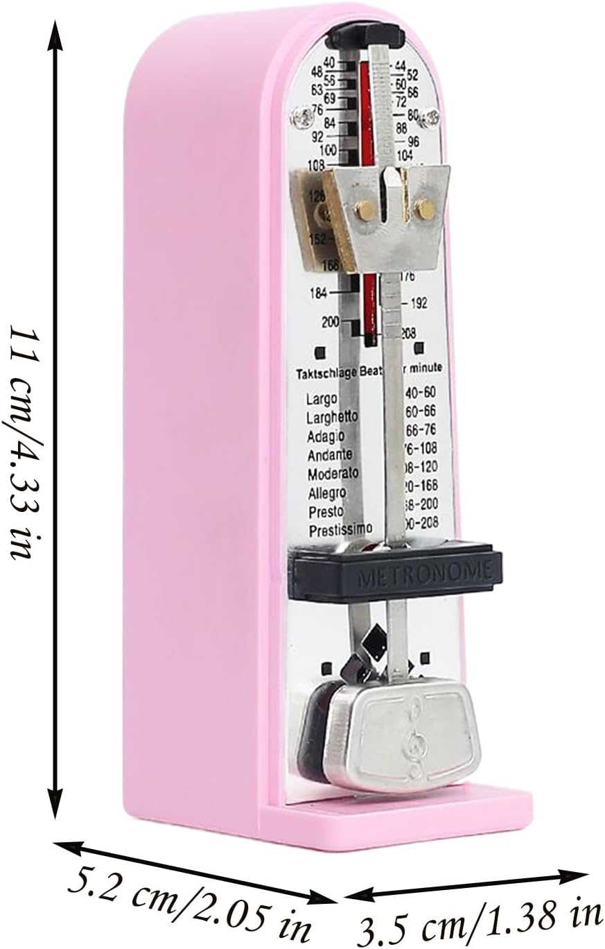 Mechanical Metronome, Accurate Professional Metronomes, Musical Instrument Practice Accessories for Violin Trumpet Flute Banjo Ukulele Guitar Drums - Blue image number 2