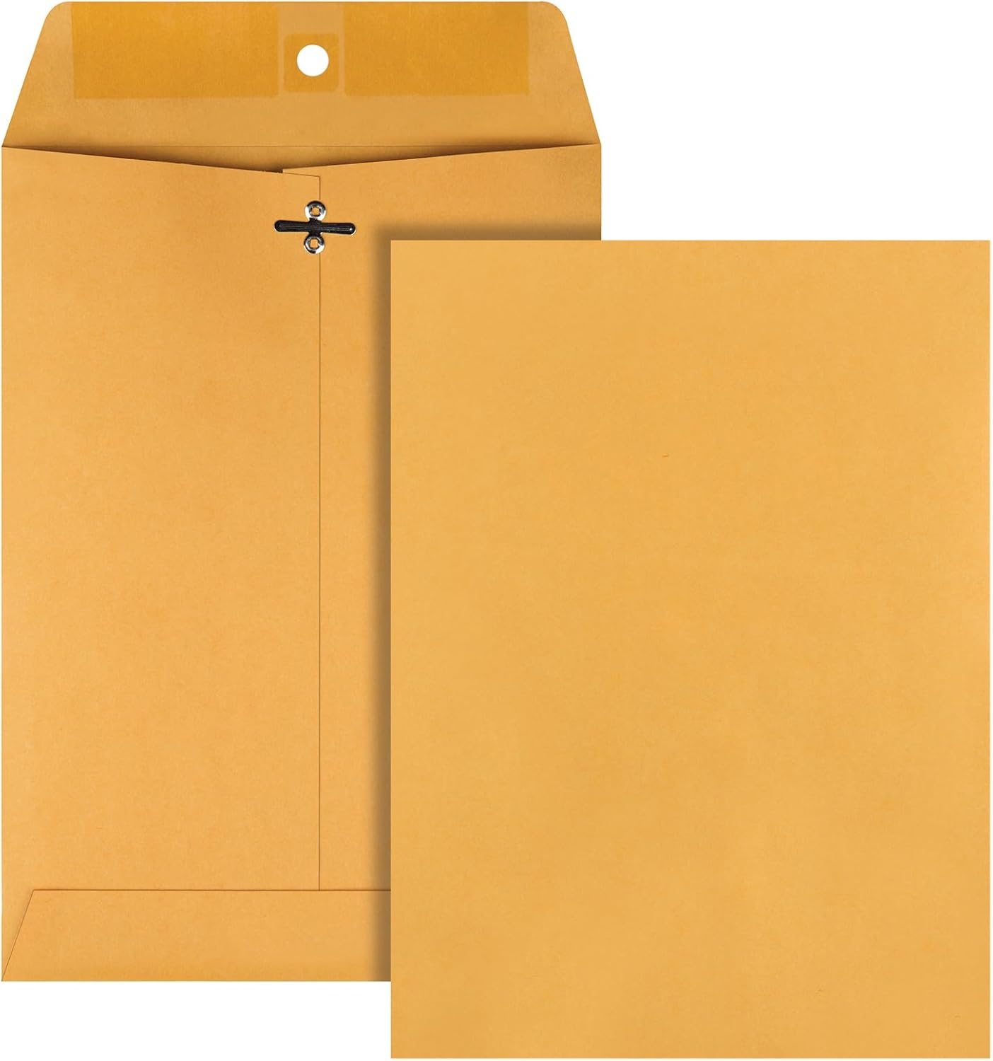 Quality Park 7 X 10 Clasp Envelopes, Clasp and Gummed Closures for Storing or Mailing, 28 Lb Kraft Paper, 100 per Box (QUA37868) image number 5