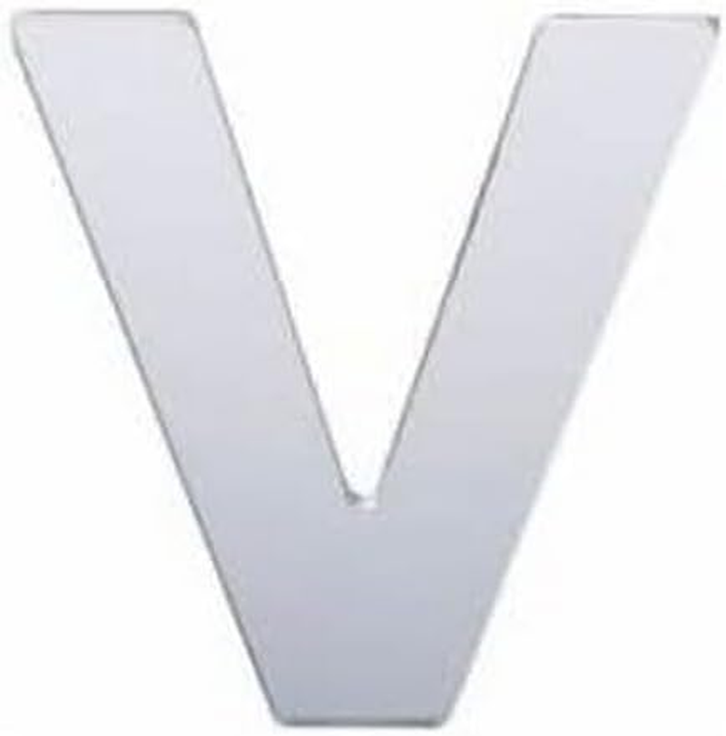 Sandleford Self Adhesive Letter V, 85 Mm X 55 Mm Size, White