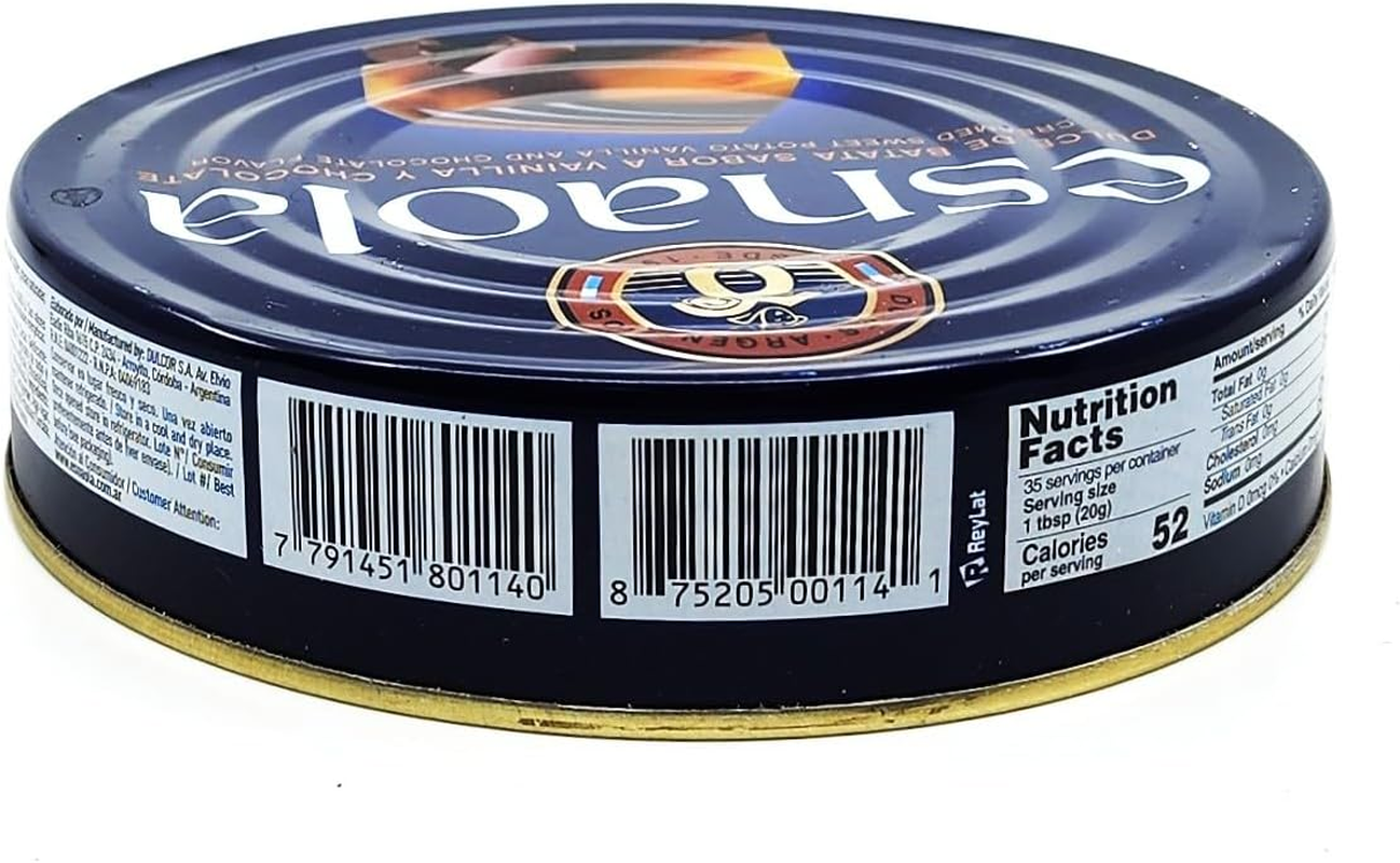 Esnaola Sweet Potato with Chocolate Paste, 700 G, Chocolate