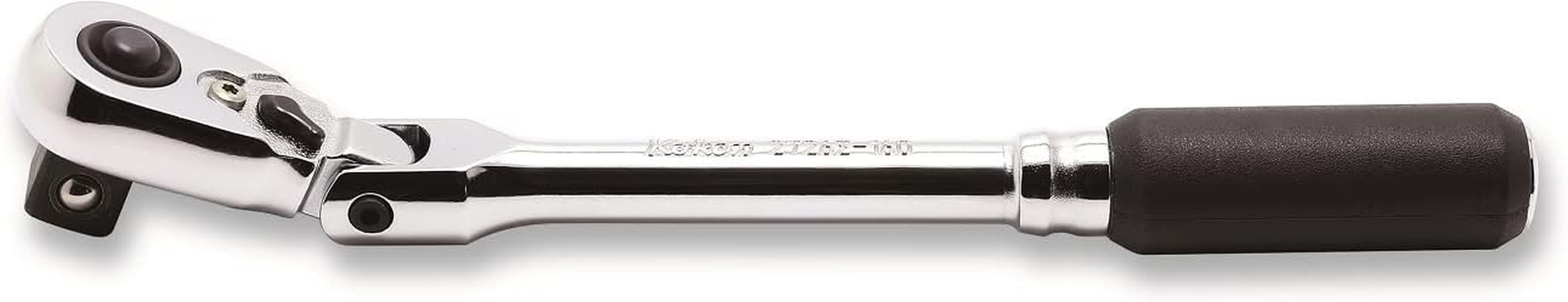 Kohken 2726ZB-3/8(L160) Z-EAL 3/8 Inch (9.5 Mm) SQ. Push Button Oscillating Ratchet Handle (Slim)