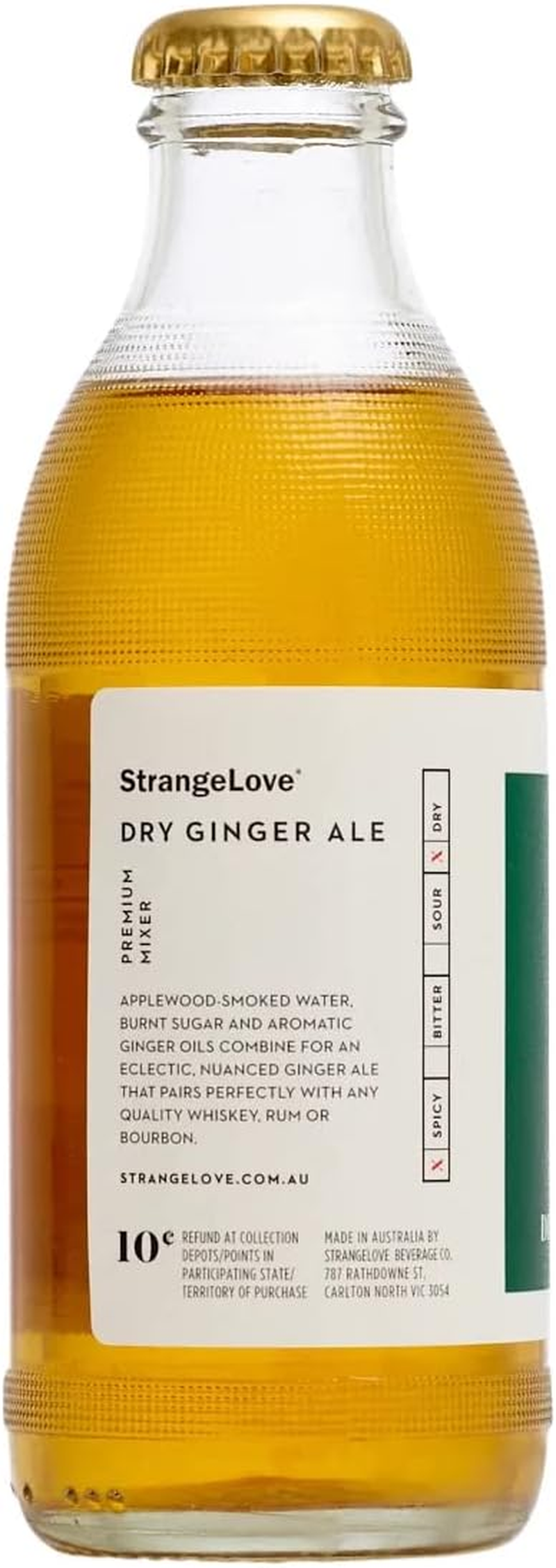 Strangelove Dry Ginger Ale 24 X 180Ml