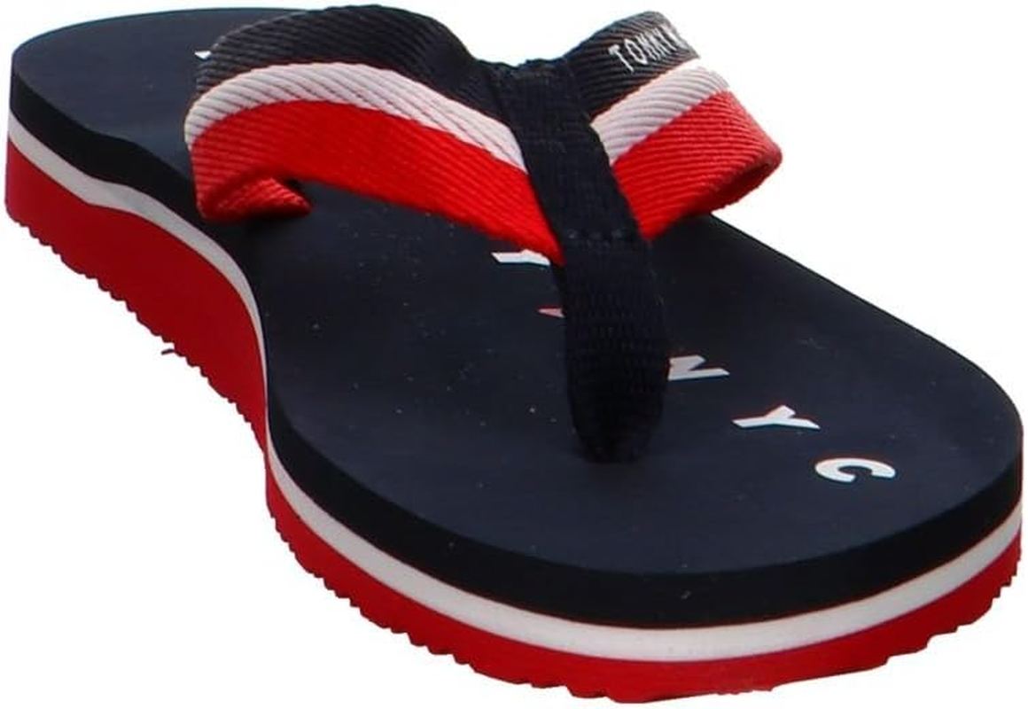 Tommy Hilfiger Women'S Tommy Loves Ny Beach Sandal Flip Flops, Beige (Cobblestone 068), 6 UK image number 4