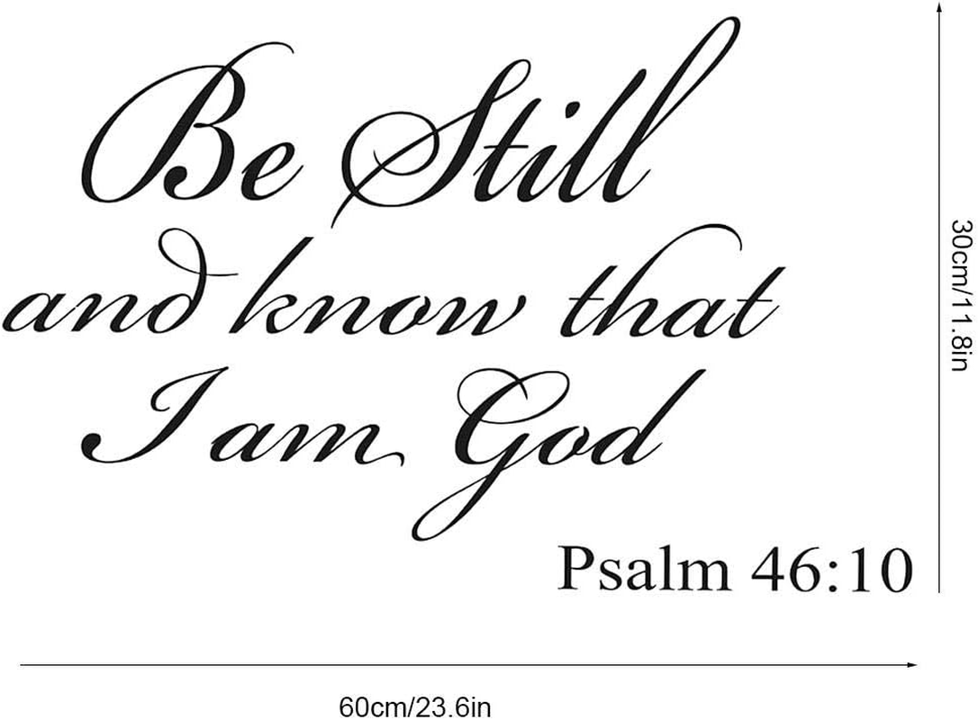 Bible Sticker of Bible Verse Wall Decals Christian Quote Wall Art Stickers Religious Decor Christian Wall Art Quote Lettering image number 3