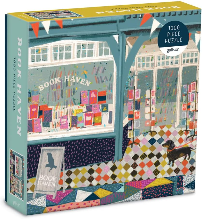 Book Haven Puzzle in Square Box: 1000 Piece image number 6