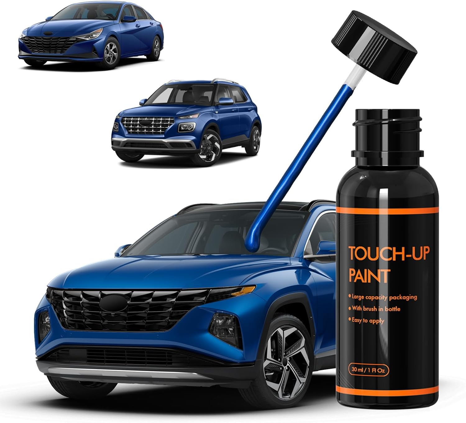 YP5 Intense Blue Touch up Paint for Hyundai, DIY Car Paint Scratch Repair Kit, Automotive Paints, Quick & Easy Fix Scratch Repair for Tucson/Elantra/Ioniq/Venue image number 1