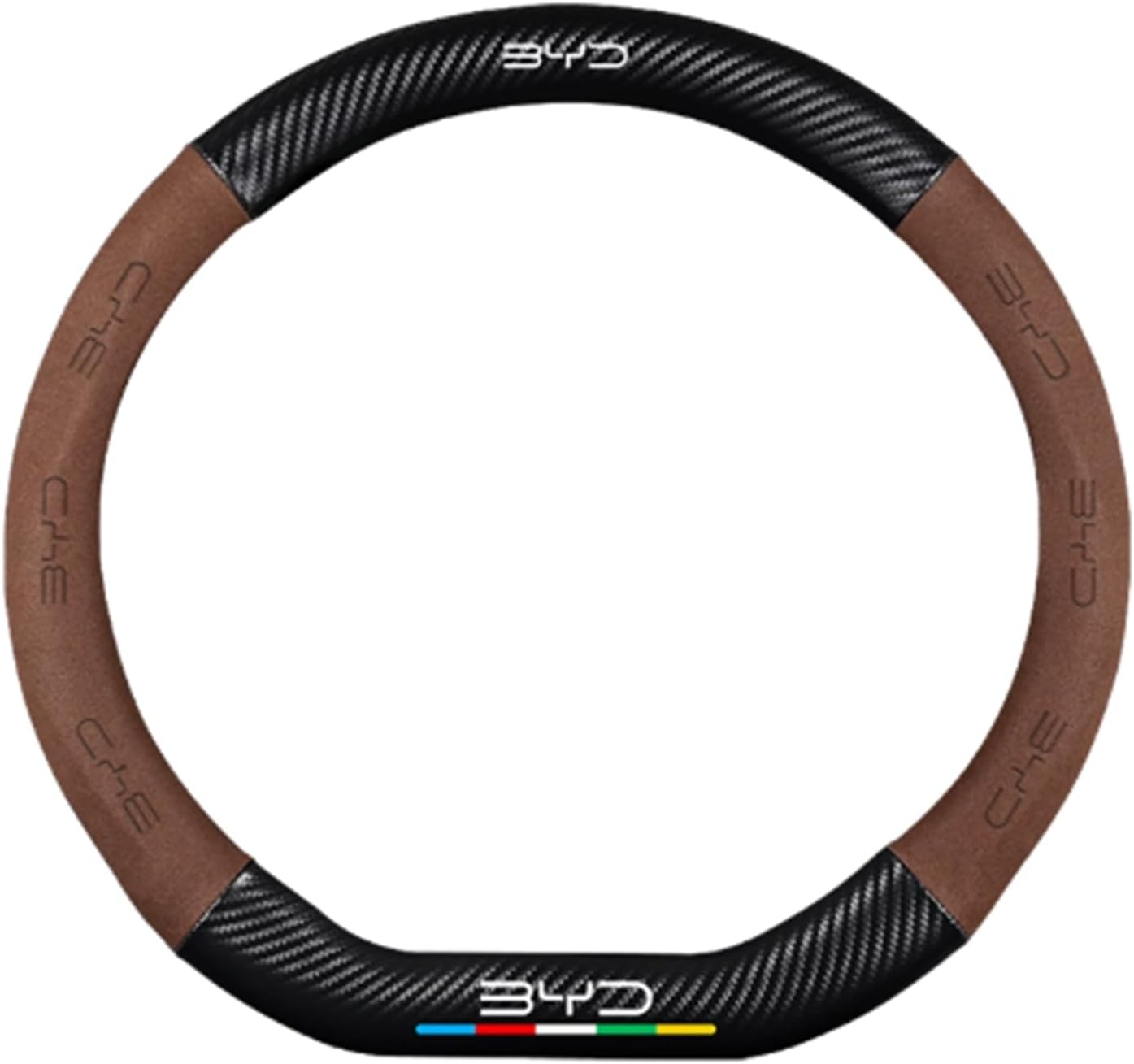 BYD Shark 6 Steering Wheel Cover Custom Fit 100% Precision, Premium Suede Anti-Slip & Wear-Resistant, 8Mm Memory Foam Comfort, 15-Second Quick Install System, Durable Reinforcement