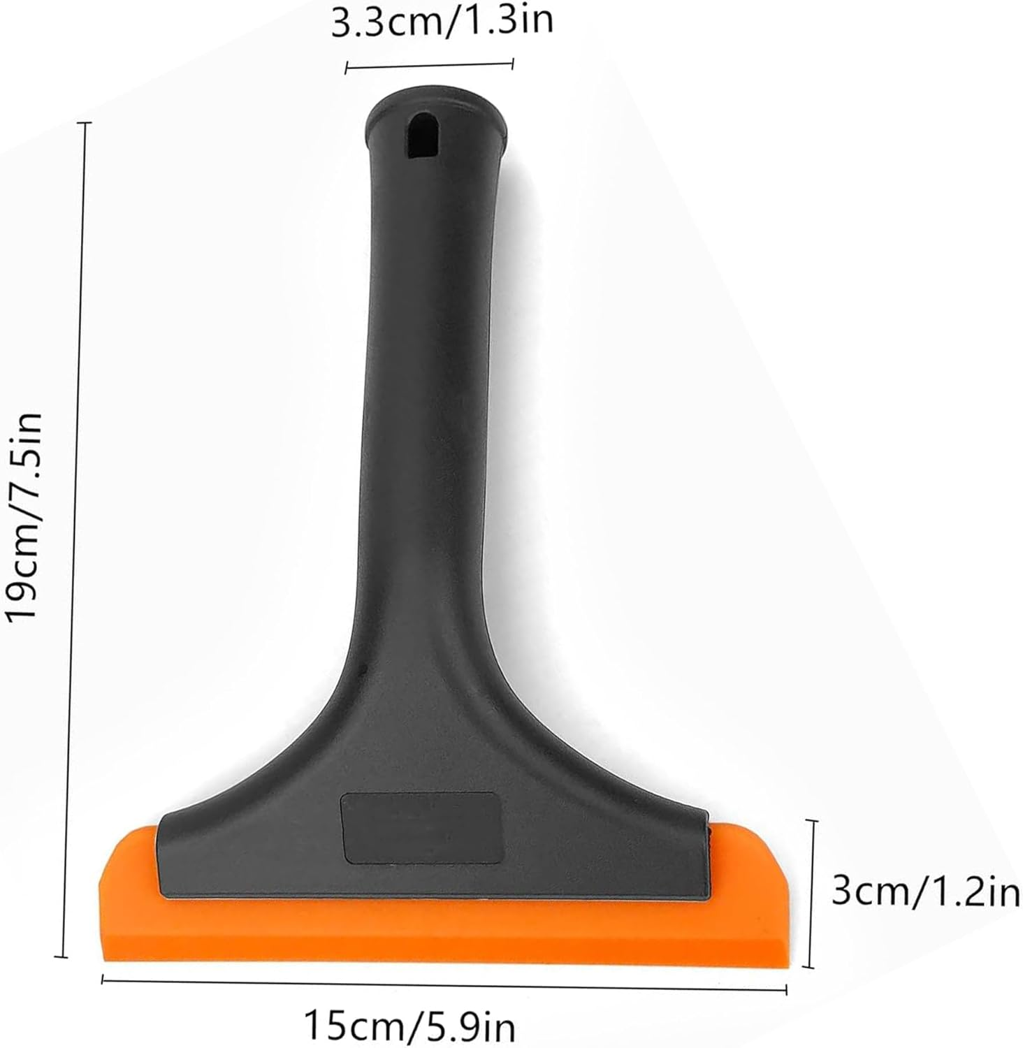 YAZZT Super Flexible Silicone Squeegee, Auto Water Blade, Water Wiper, Shower Squeegee, 5.9'' Blade and 7.5'' Long Handle, for Car Windshield, Window, Mirror, Glass Door image number 5