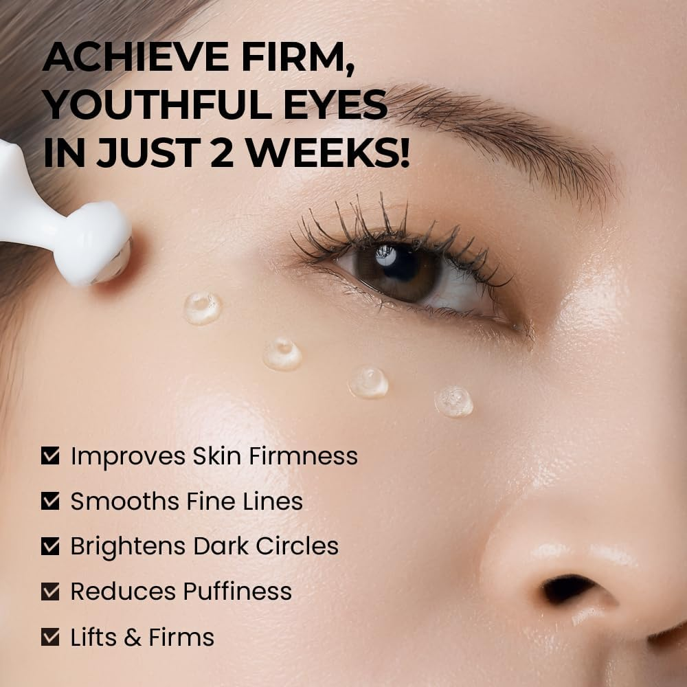 [SKIN&LAB] Bakuchiol Eye Serum with Caffeine, Roll-On Korean under Eye Serum, Anti-Aging Wrinkle Care for Fine Lines, Vegan, Cruelty-Free, 0.5 Fl. Oz image number 1