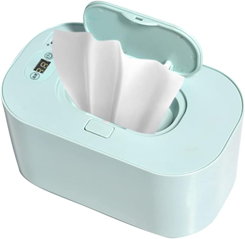 LAPOOH Baby Wipe Warmer with Digital Display Large Capacity Baby Wet Wipes Warmer Dispenser USB Powered, Adjustable Temperature Heating image number 4