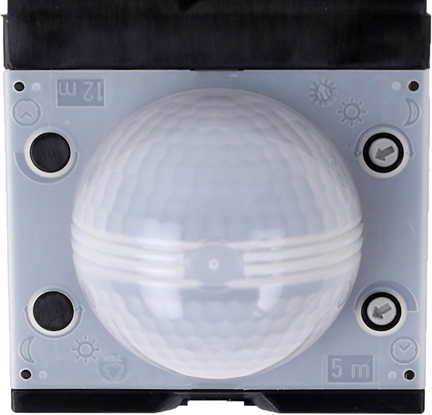 Steinel Motion Sensor IS 180-2 White, PIR Motion Detector, 12 M Reach, Max. 1000 W for 6 LED Lights, Twilight Switch