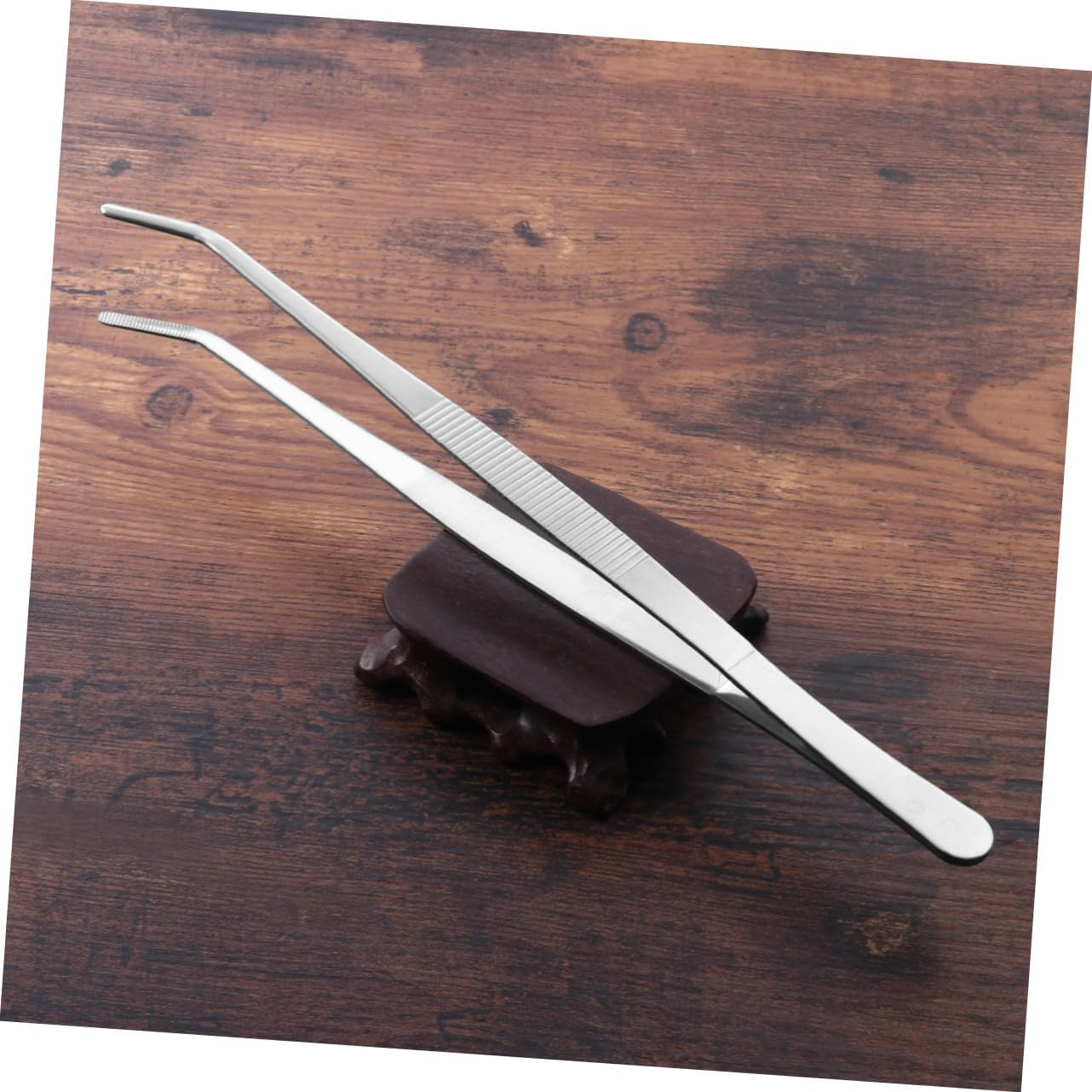 TOVINANNA 2Pcs Eyelash Bodkin Sewing Tool Handle Straight and Curved Nippers Angled Feeding Precision for Crafts Reptisoil Miss Bonsai round Head image number 4